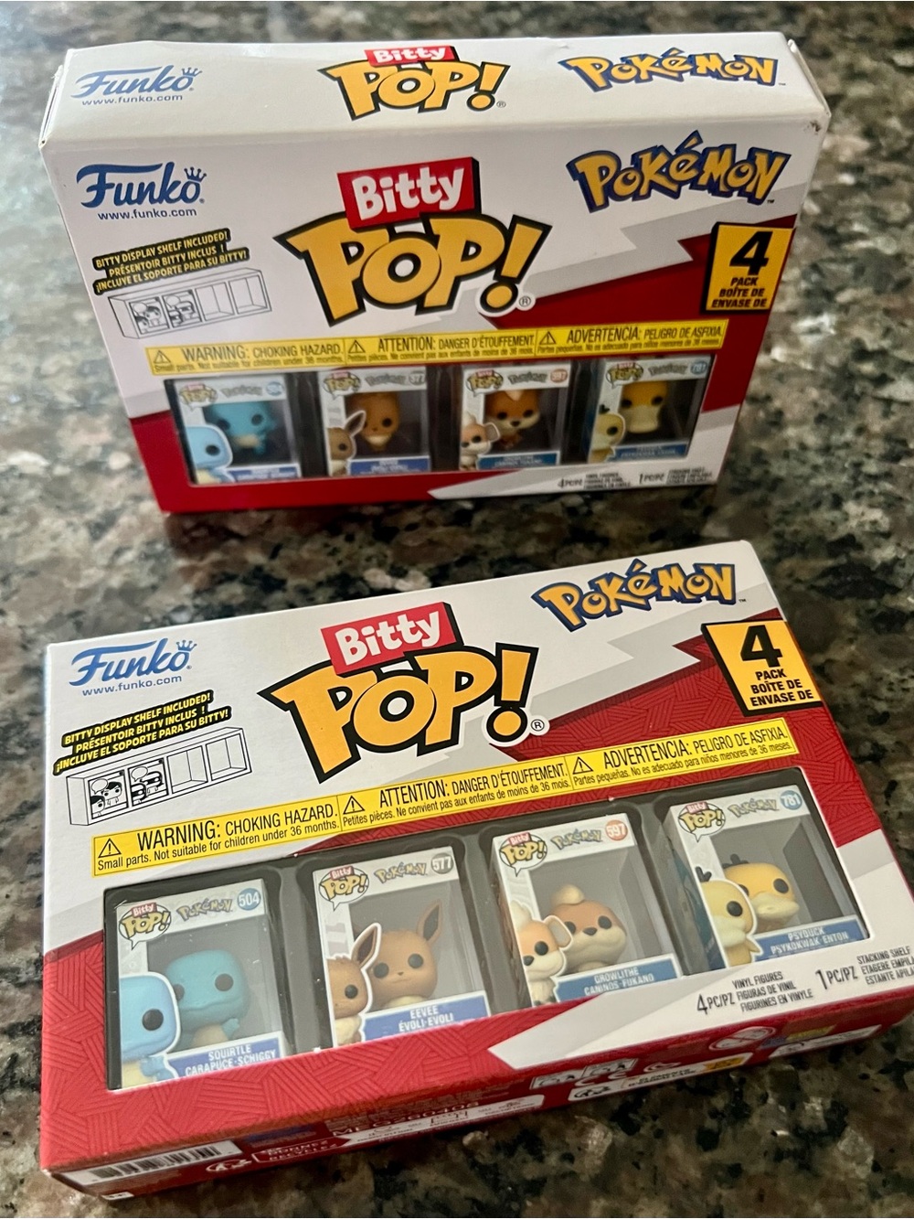 Funko 8 Bitty Pop! Pokémon (2) 4-Pack Collectible Figures - Multi-Color